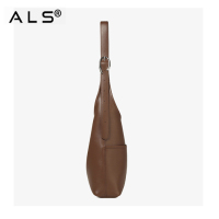 Bolsa de ombro PU Bolsa de compras de cor sólida Bolsa transversal de grande capacidade para meninas Bolsa feminina da moda