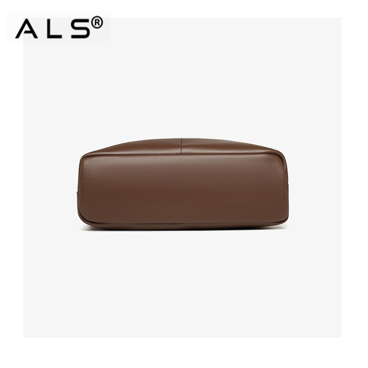 Bolsa de ombro PU Bolsa de compras de cor sólida Bolsa transversal de grande capacidade para meninas Bolsa feminina da moda