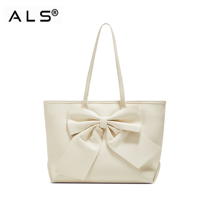 Bolsa de mano con diseño de lazo