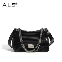 Bright chain shoulder bag