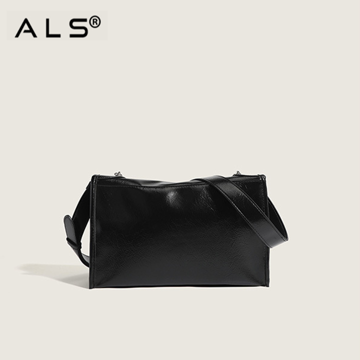 Bright chain shoulder bag