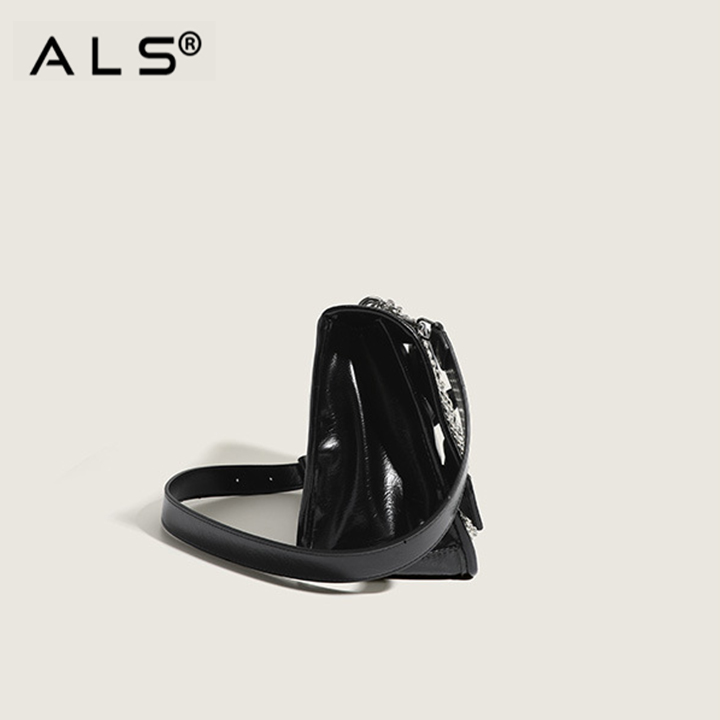 Bolso de hombro con cadena brillante