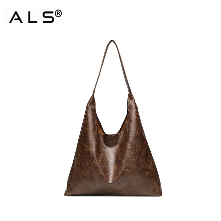 Simple large capacity crossbody tote bag