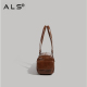 Cool bowling leather shoulder bag