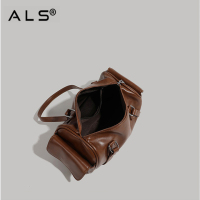Cool bowling leather shoulder bag