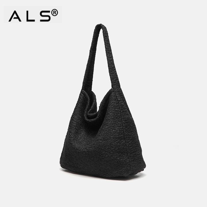 Túi tote đeo vai vải nỉ mềm