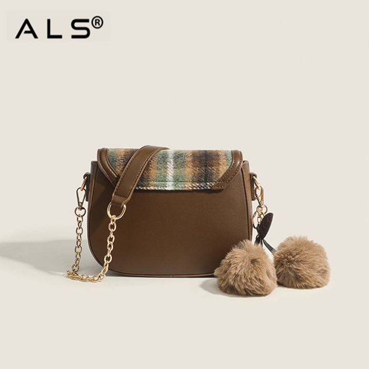 Kraciaste torebki typu crossbody dla kobiet, luksusowe, zabytkowe, na ramię