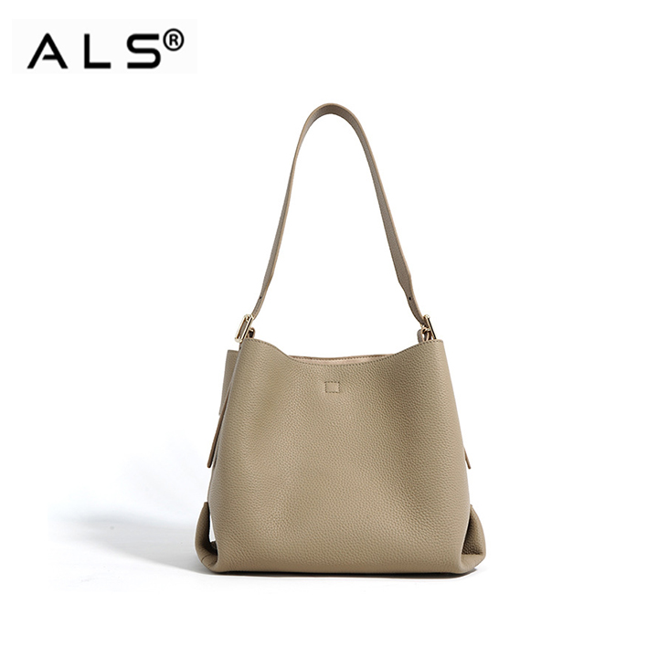 Bolso Hobo de piel marrón con correa ajustable