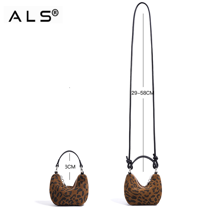 Colección de mini bolsos hobo de moda: múltiples colores y texturas