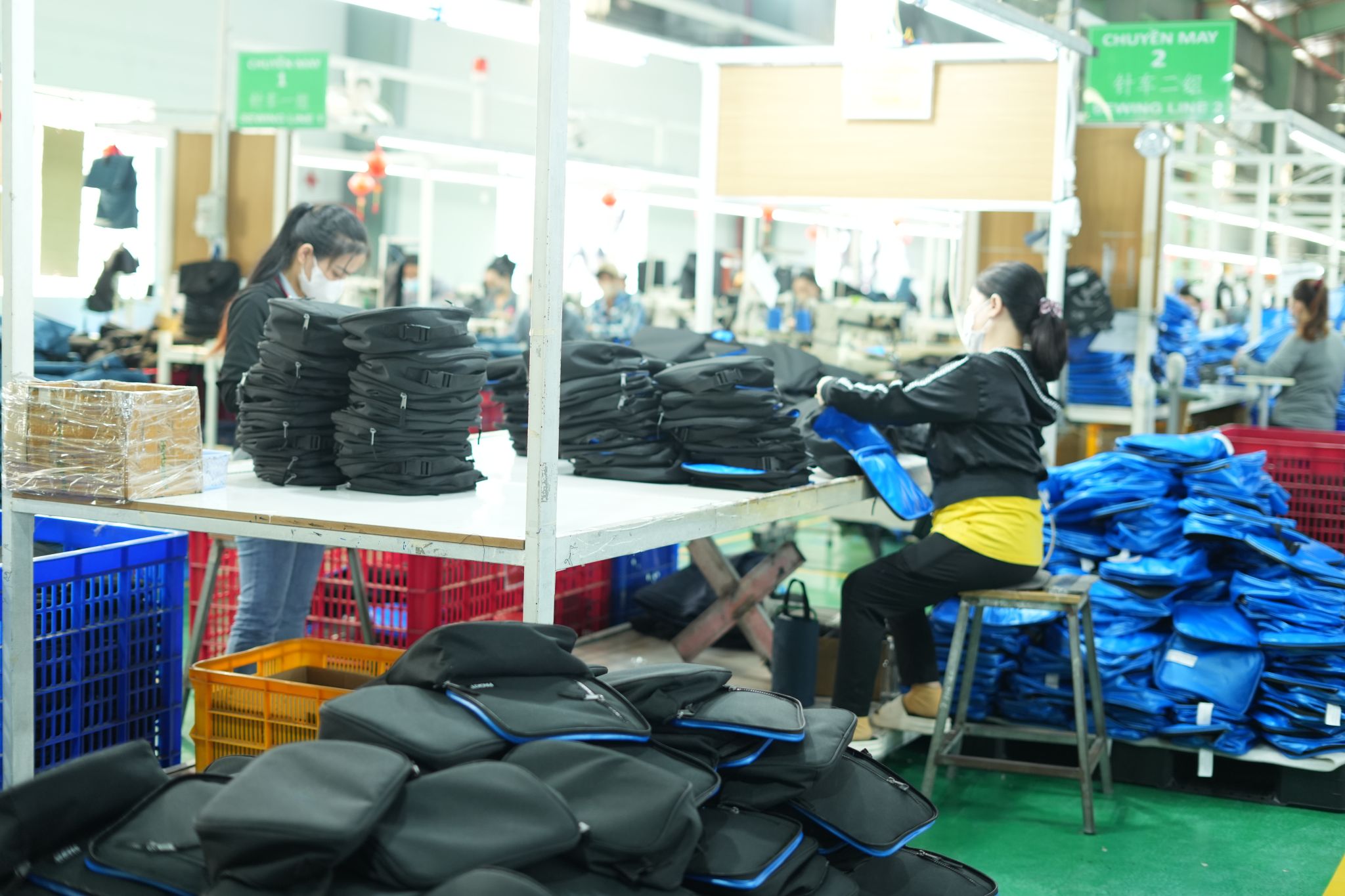 La exportación de una fábrica de bolsos de Vietnam impulsa los mercados de exportación