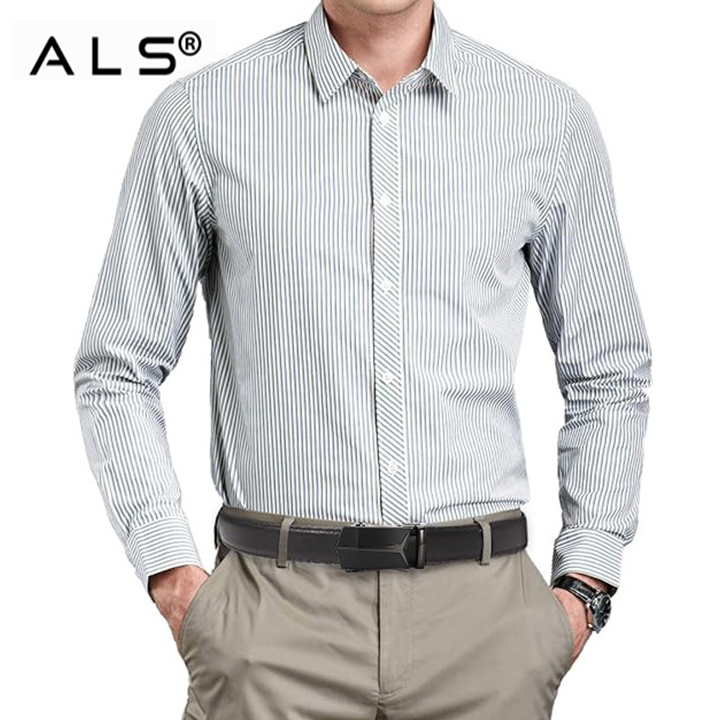 Sleek Black Leather Belt with Contemporary Automatic Buckle