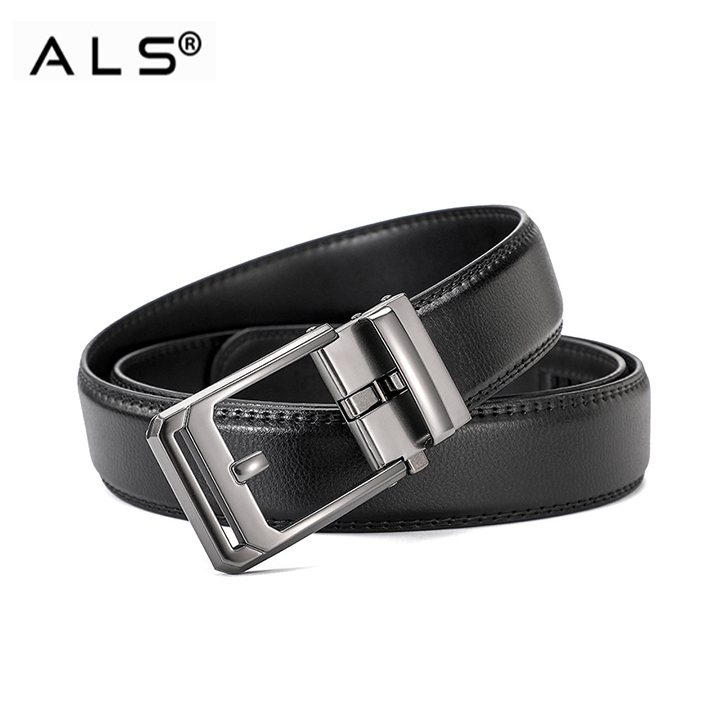 Cinturón de cuero negro moderno