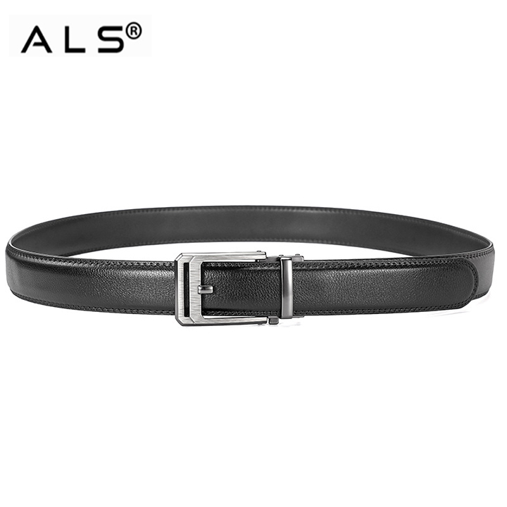 Cinturón de cuero negro moderno