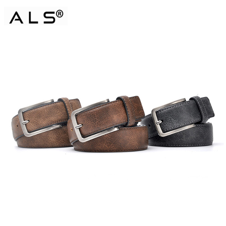 Colección de cinturones de cuero de estilo retro