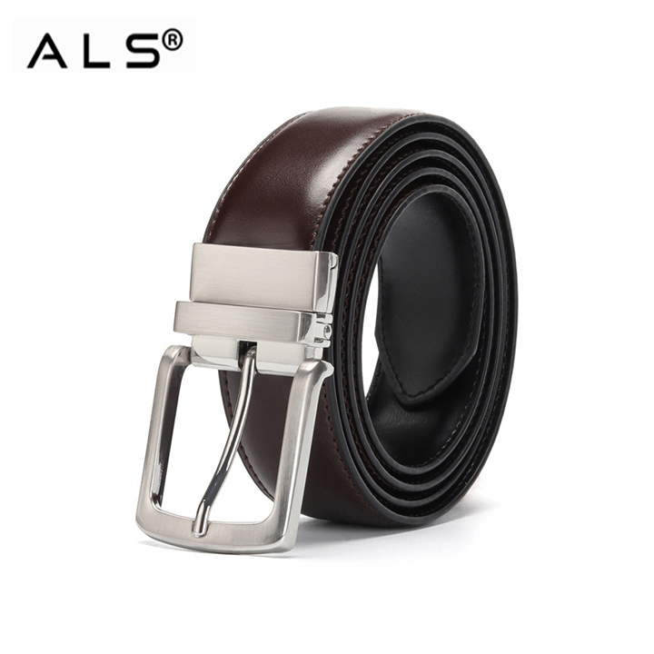 Colección de cinturones de cuero de primera calidad con hebillas de metal resistentes