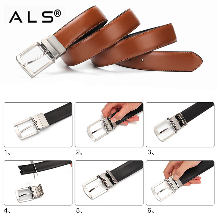 Premium Leather Belt Collection with Sturdy Metal Buckles