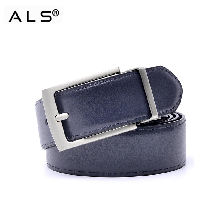 Cinturón reversible de piel bicolor: estilo y versatilidad combinados