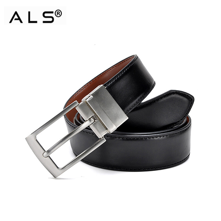 Wendbarer zweifarbiger Ledergürtel: Stil und Vielseitigkeit vereint