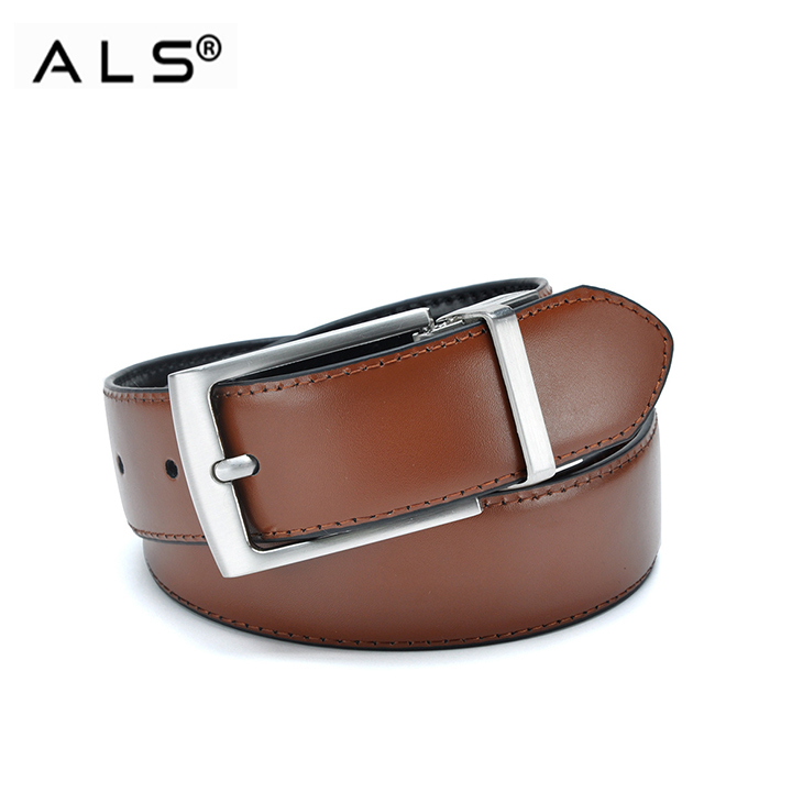 Wendbarer zweifarbiger Ledergürtel: Stil und Vielseitigkeit vereint