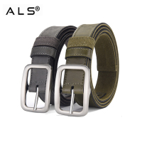 Cinturón reversible de moda: cambia entre cuero y lona sin esfuerzo