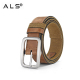 Trendy Reversible Belt: Switch between Leather and Canvas Effortlessly