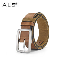 Cinturón reversible de moda: cambia entre cuero y lona sin esfuerzo