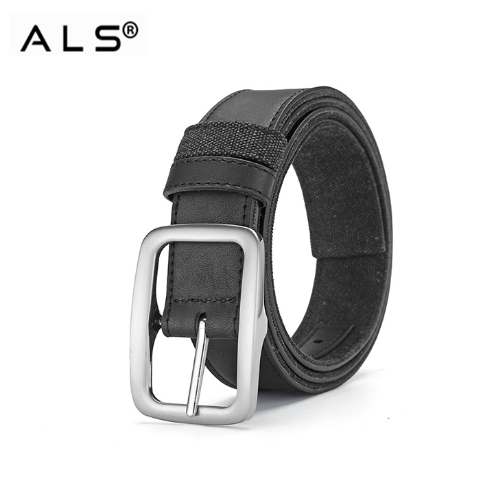 Cinturón reversible de moda: cambia entre cuero y lona sin esfuerzo