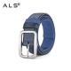 Trendy Reversible Belt: Switch between Leather and Canvas Effortlessly