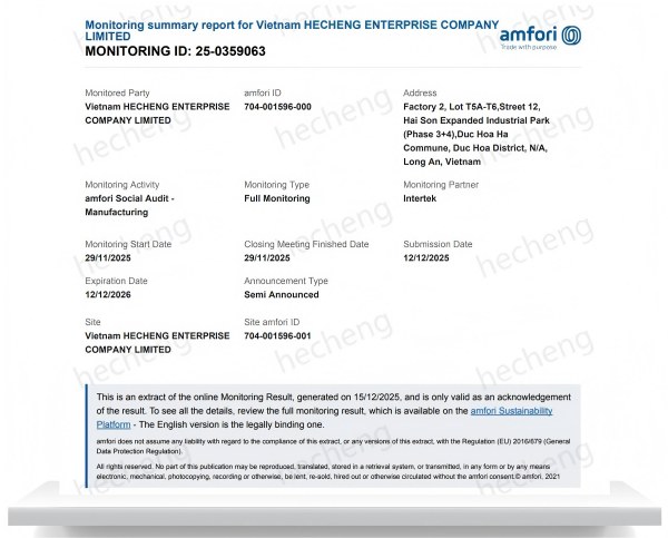 Nuestro compromiso proactivo: renovación anual de las certificaciones BSCI y SMETA