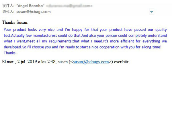 Su producto ha superado nuestra prueba de calidad. En realidad, pocos fabricantes podrían lograrlo. Su producto ha superado nuestra prueba de calidad. En realidad, pocos fabricantes podrían lograrlo.