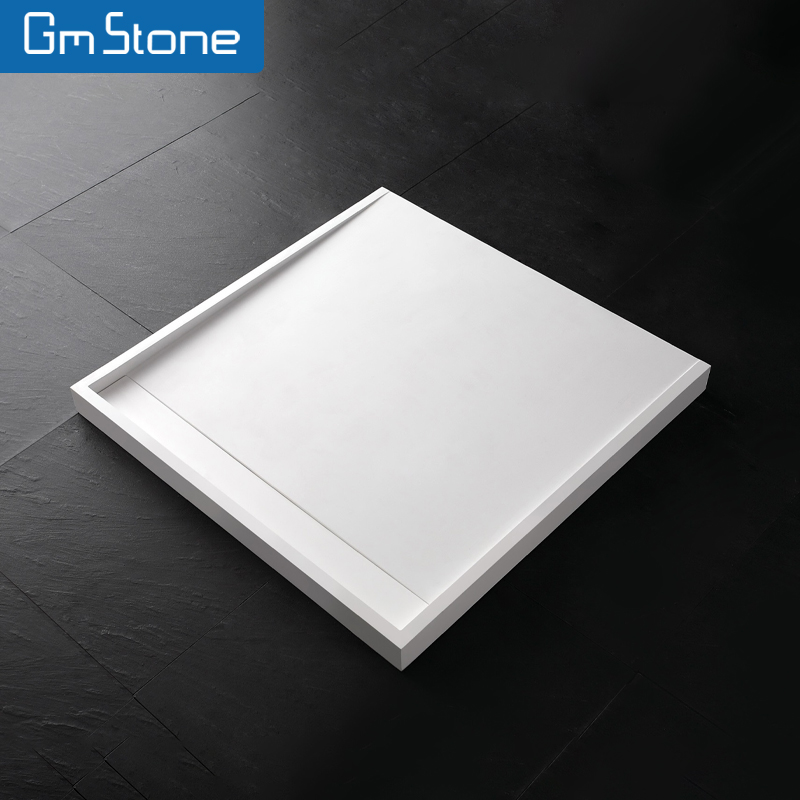 Anti-slip Solid Surface Resin Shower Tray