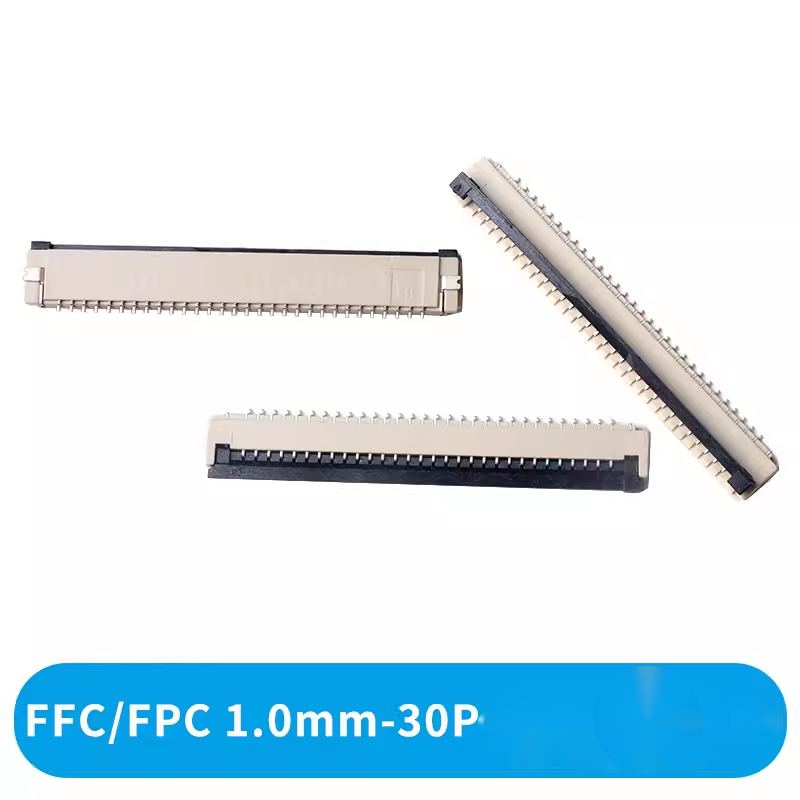 FFC/FPC connector 1.0/0.5MM drawer clamshell socket 4/6/8/10/12/30~40P