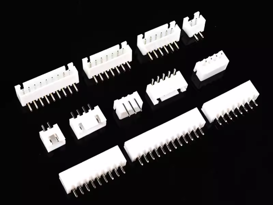 XH2.54mm socket 2p3p4p5p6p7p8p9p10p12A straight bent pin connector rubber shell terminal