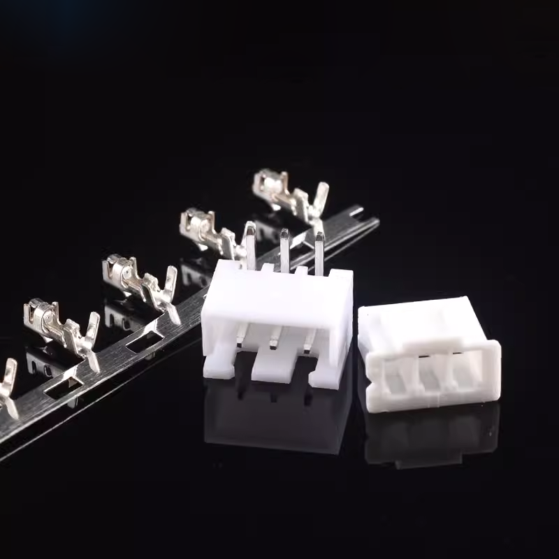 XH2.54mm socket 2p3p4p5p6p7p8p9p10p12A straight bent pin connector rubber shell terminal