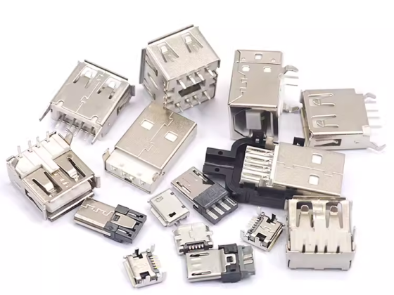 Micro USB socket MK5P female base 2P pin patch directly into horn mike interface