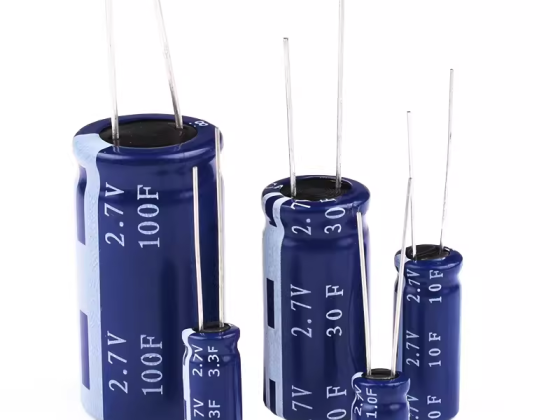 Fara condensateur 2.7V 1F 3.3F 10F 30F 100F type R double couche/supercondensateur