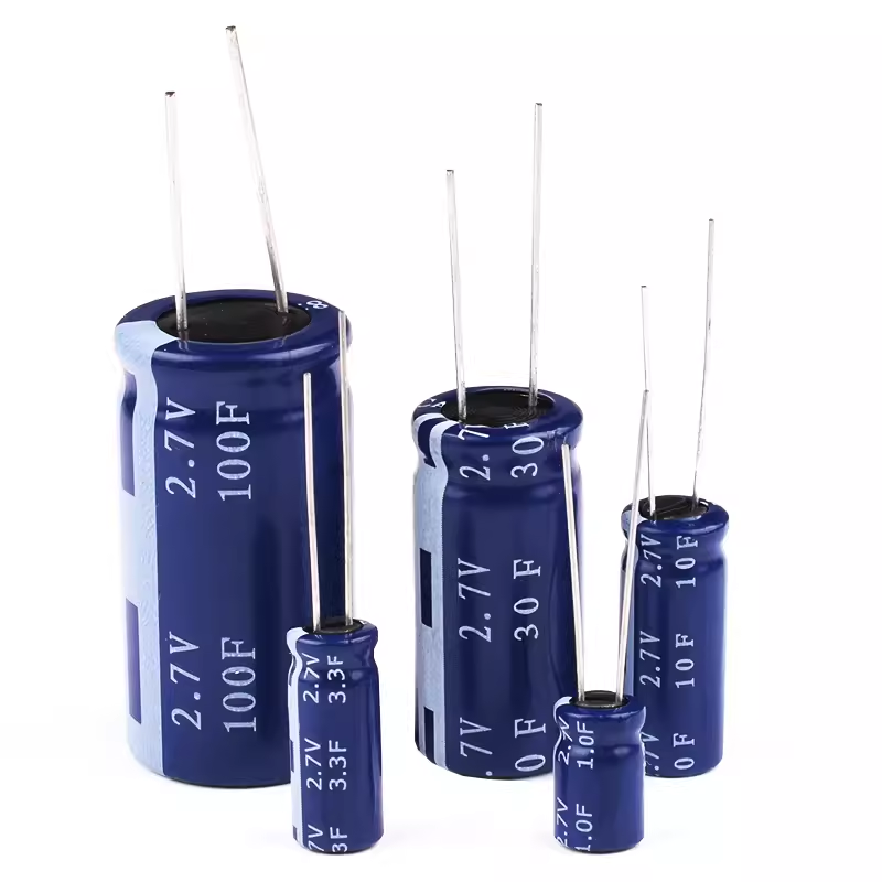 Fara capacitor 2.7V 1F 3.3F 10F 30F 100F type R double layer/supercapacitor