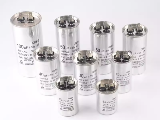 Condensateur de démarrage du compresseur de climatisation CBB65, 5/20/25/30/35/40/45/50/60, 450 v/70 uf