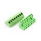 KF2EDGK 5.08mm pluggable pcb terminal 2P3P4P6P8P9P10P12P straight bent pin seat