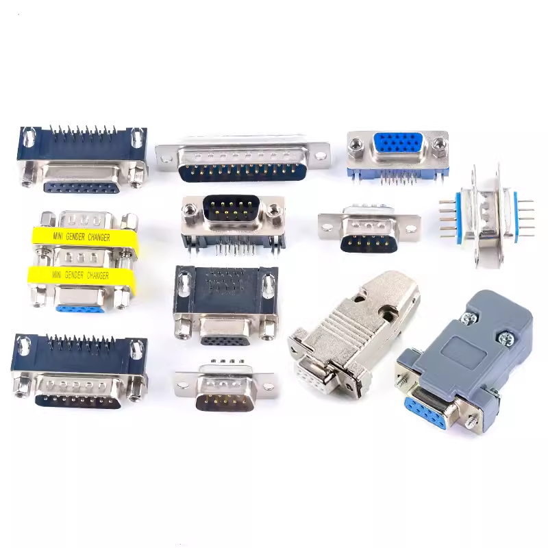 DB9/DP9/25 plug female head male head RS232 socket serial port connector