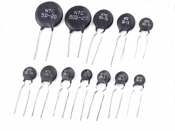 Coefficient de température négatif de la thermistance NTC3/5/8/10/20/47D-5/7/9/11/13/15/20/25