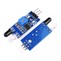 Module d'évitement d'obstacles infrarouge à réflexion de tube réglable