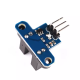 Intelligent car infrared slot type optocoupler photoelectric sensor code plate counter motor