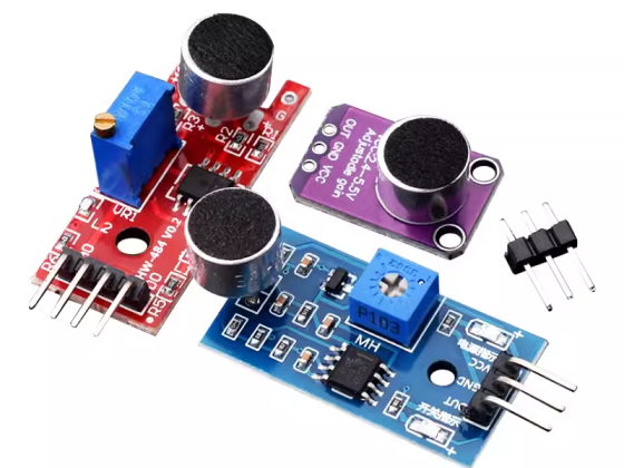 Sound sensor module High sensitivity microphone amplifier whistle switch detection control sensor module