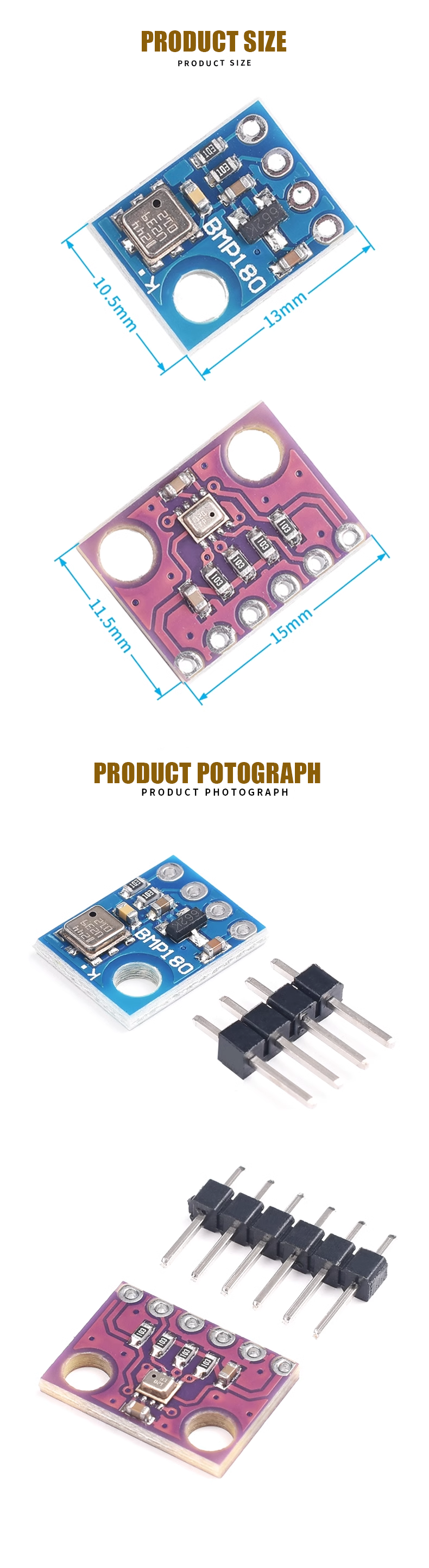 BMP180 BMP280 high precision atmospheric pressure sensor module pressure sensor module