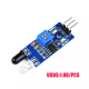 Adjustable tube reflection infrared obstacle avoidance module