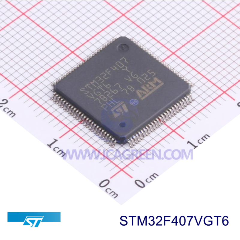 STM32F407VGT6 Microcontroller Units (MCUs/MPUs/SOCs)