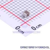 GRM21BR61H106KE43L Multilayer Ceramic Capacitors MLCC - SMD/SMT