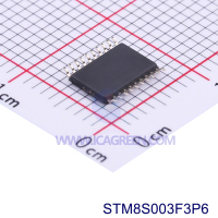 STM8S003F3P6TR STM8S003F3P6 8-bit Microcontroller Units (MCUs/MPUs/SOCs)