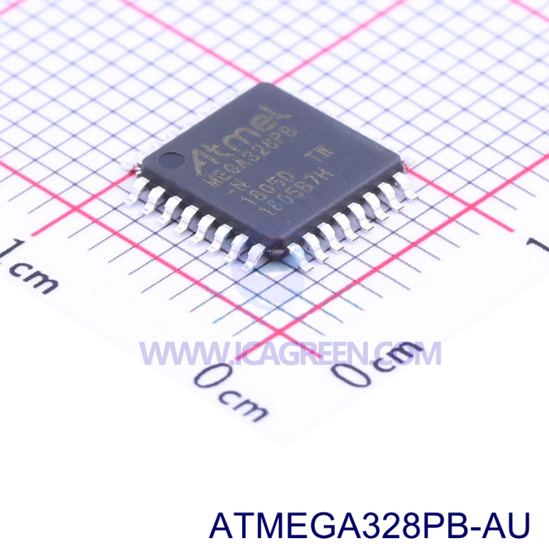ATMEGA328PB-AU ATMEGA328PB-AUR 8-bit Microcontroller Units (MCUs/MPUs/SOCs)